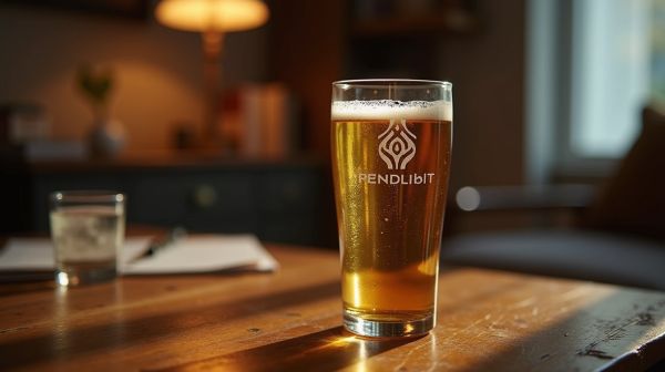 Faites gravir votre design sur un verre à bière personnalisé